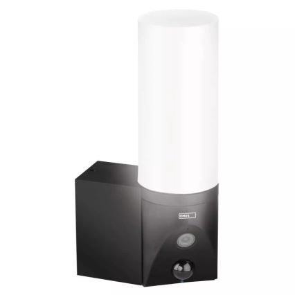 LED Smart utomhuskamera med ljus GoSmart LED/12W/230V 3200K IP65 Wi-Fi Tuya svart