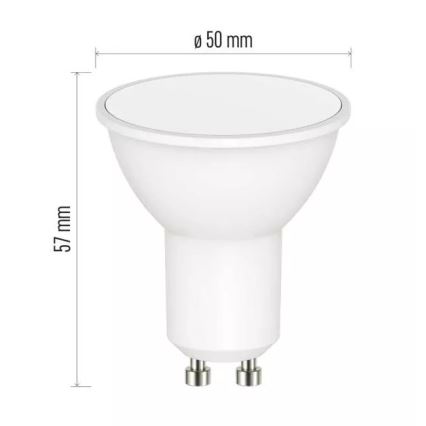 LED RGB Dimbar lampa GoSmart MR16 GU10/4,8W/230V 2700-6500K Tuya