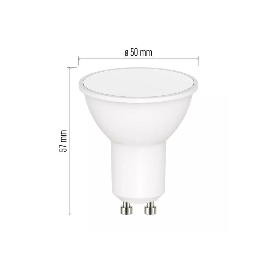 LED RGB Dimbar lampa GoSmart MR16 GU10/4,8W/230V 2700-6500K Tuya