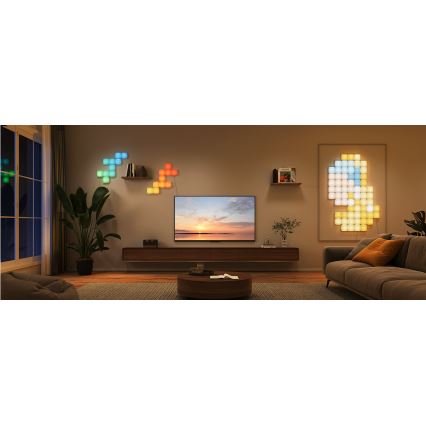 Govee - 10x Smart mini RGBIC-panel Wi-Fi