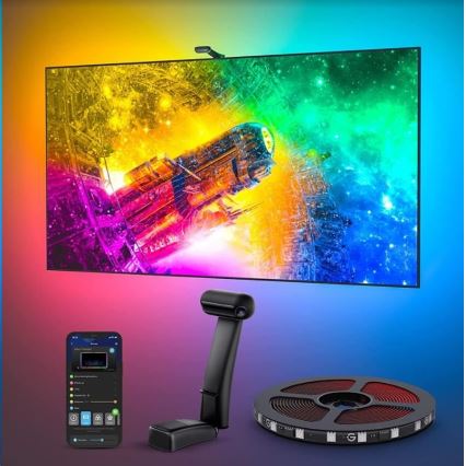 Govee - DreamView T2 DUAL TV 55-65 Smart LED-bakgrundsbelysning RGBIC Wi-Fi + fjärrkontroll