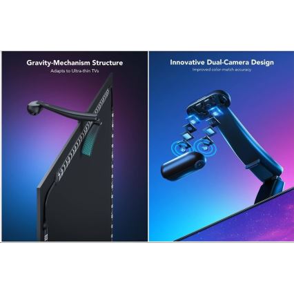 Govee - DreamView T2 DUAL TV 55-65 SMART LED bakgrundsbelyst RGBIC Wi-Fi + fjärrkontroll