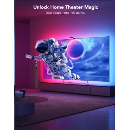 Govee - DreamView T2 DUAL TV 55-65 SMART LED bakgrundsbelyst RGBIC Wi-Fi + fjärrkontroll