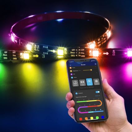 Govee - DreamView T2 DUAL TV 55-65 SMART LED bakgrundsbelyst RGBIC Wi-Fi + fjärrkontroll