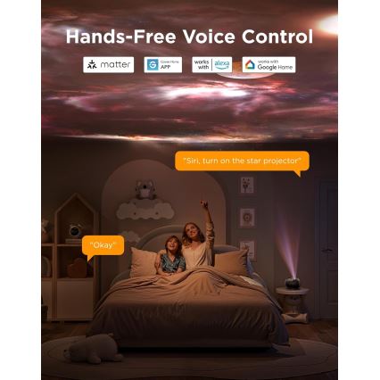 Govee - Galaxy Light Projector 2 Pro Matter med Wi‑Fi-högtalare