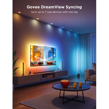 Govee - KIT 2x Backlight TV 55-65 SMART LED bakgrundsbelyst RGBICW Wi-Fi