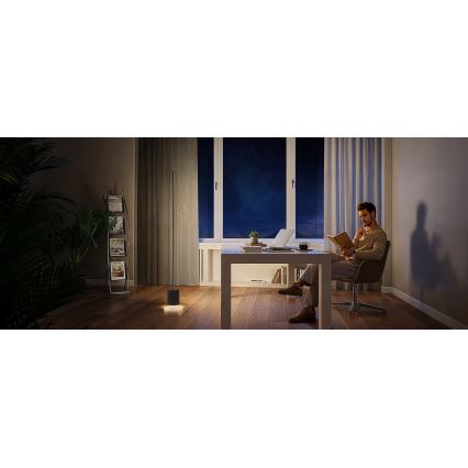 Govee - LED Dimbar golvlampa med en högtalare Pro RGBICWW 2200-6500K Wi-Fi + fjärrkontroll