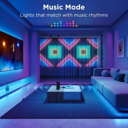 Govee - LED RGB Ljusreglerad utomhus dekorativ slinga LED/15W/230V IP65 Wi-Fi