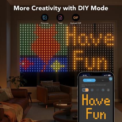 Govee - LED RGB Ljusreglerad utomhus dekorativ slinga LED/15W/230V IP65 Wi-Fi