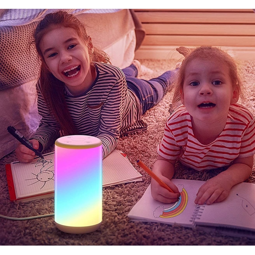 Govee - LED RGBIC Ljusreglerad bordslampa AURA 2 2200-6500K Wi-Fi Matter