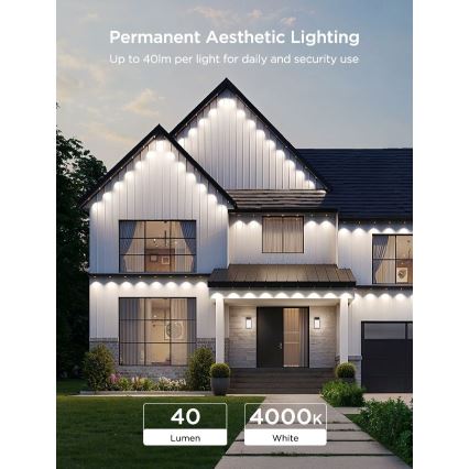 Govee - LED RGBIC-slinga med downlights, 30 m, Wi‑Fi, Matter, IP67