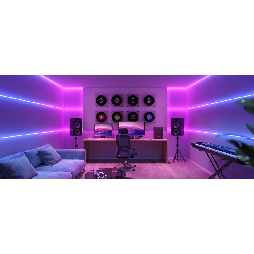 Govee - LED RGBICW Dimbar remsa COB 3780 dioder 3m Wi-Fi Matter