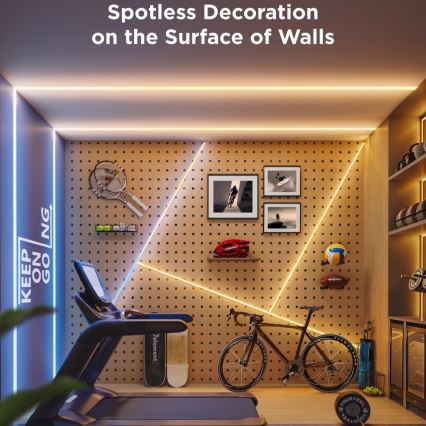 Govee - LED RGBICW Dimbar remsa COB 3780 dioder 3m Wi-Fi Matter