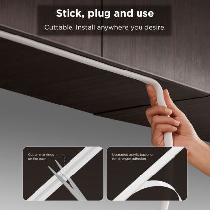 Govee - LED RGBICW Dimbar remsa COB 3780 dioder 3m Wi-Fi Matter