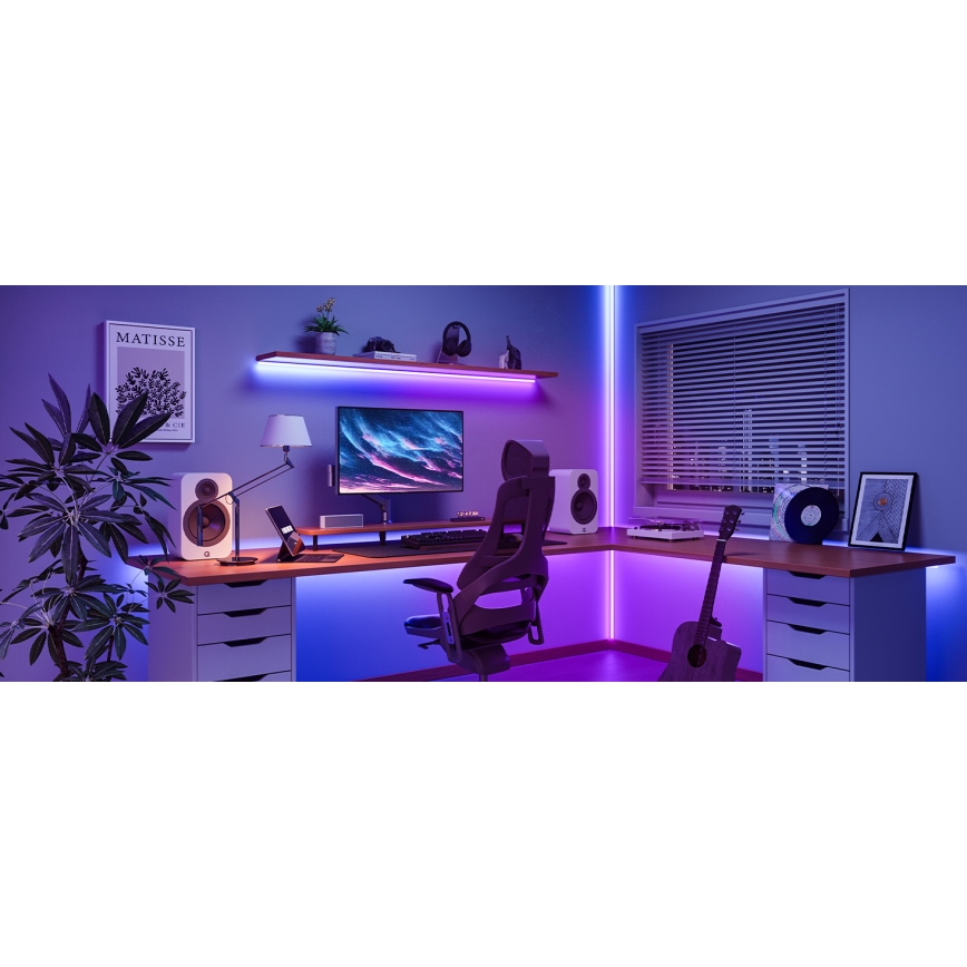 Govee - LED RGBICW Dimbar remsa COB 3780 dioder 3m Wi-Fi Matter