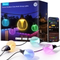 Govee - LED RGBICW Ljusreglerad utomhus dekorativ slinga LED/24W/230V IP67 2700-6500K Wi-Fi