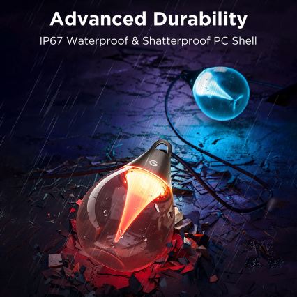 Govee - LED RGBICW Ljusreglerad utomhus dekorativ slinga LED/24W/230V IP67 2700-6500K Wi-Fi