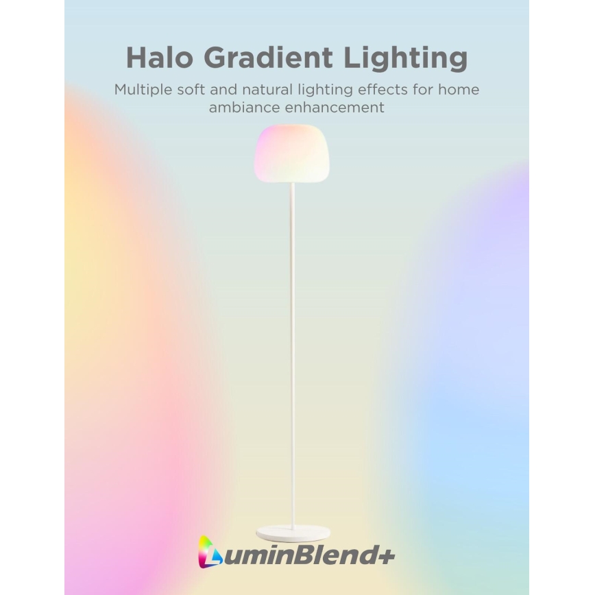 Govee - LED RGBICWW dimbar golvlampa LANTERN MATTER LED/24W/230V Wi-Fi 160 cm