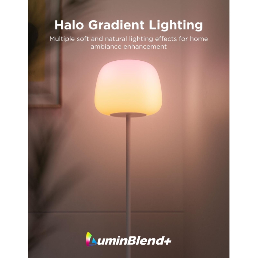 Govee - LED RGBICWW dimbar golvlampa LANTERN MATTER LED/24W/230V Wi-Fi 160 cm