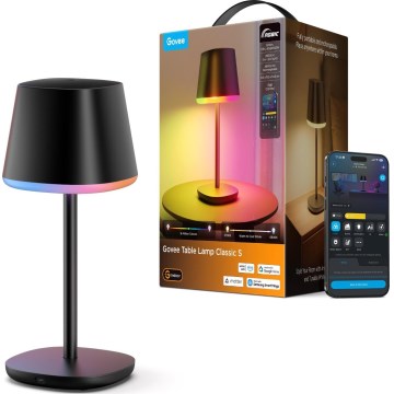 Govee - LED RGBICWW Dimbbar bordslampa CLASSIC MATTER LED/10W/5V 4800mAh Wi-Fi