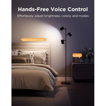 Govee - LED RGBICWW Dimmbar golvlampa TREE MATTER LED/48W/230V Wi-Fi