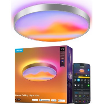 Govee - LED RGBICWW Dimmbar taklampa LED/55W/230V Ø 53 cm Matter Wi-Fi