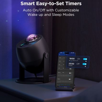 Govee - LED RGBW Galaxy Belysning Projector Pro Wi-Fi Matter