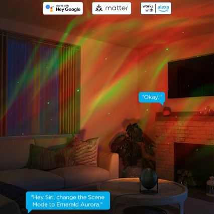 Govee - LED RGBW Galaxy Belysning Projector Pro Wi-Fi Matter