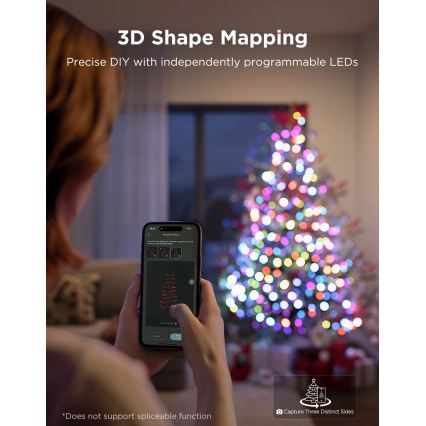 Govee - LED RGBWIC Utomhus julslinga 2700-6500K 30 m Wi-Fi Matter IP65