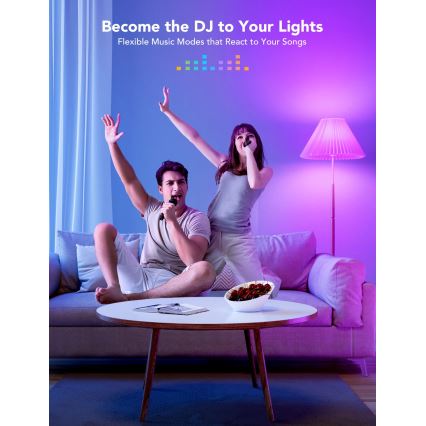 Govee - LED RGBWW dimbar LED-lampa Smart MATTER E27/9W/230V 2700-6500K Wi-Fi