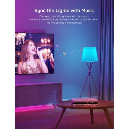 Govee - LED RGBWW dimbar LED-lampa Smart MATTER E27/9W/230V 2700-6500K Wi-Fi