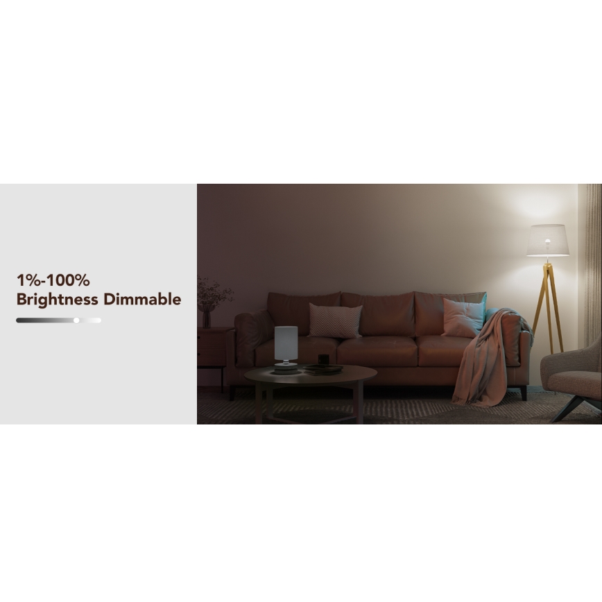 Govee - LED RGBWW dimbar LED-lampa Smart MATTER E27/9W/230V 2700-6500K Wi-Fi