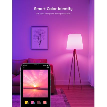 Govee - LED RGBWW dimbar lampa Smart MATTER E27/12W/230V 2700-6500K Wi-Fi
