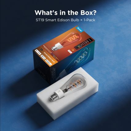 Govee - LED RGBWW dimmbar lampa Smart MATTER ST64 E27/5W/230V 2700-6500K Wi-Fi