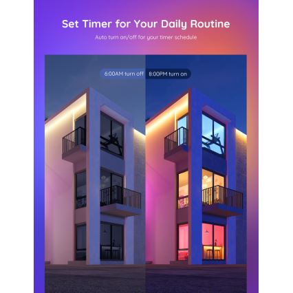 Govee - LED RGBWW Ljusreglerad glödlampa Smart E27/12W/230V 2700-6500K Wi-Fi