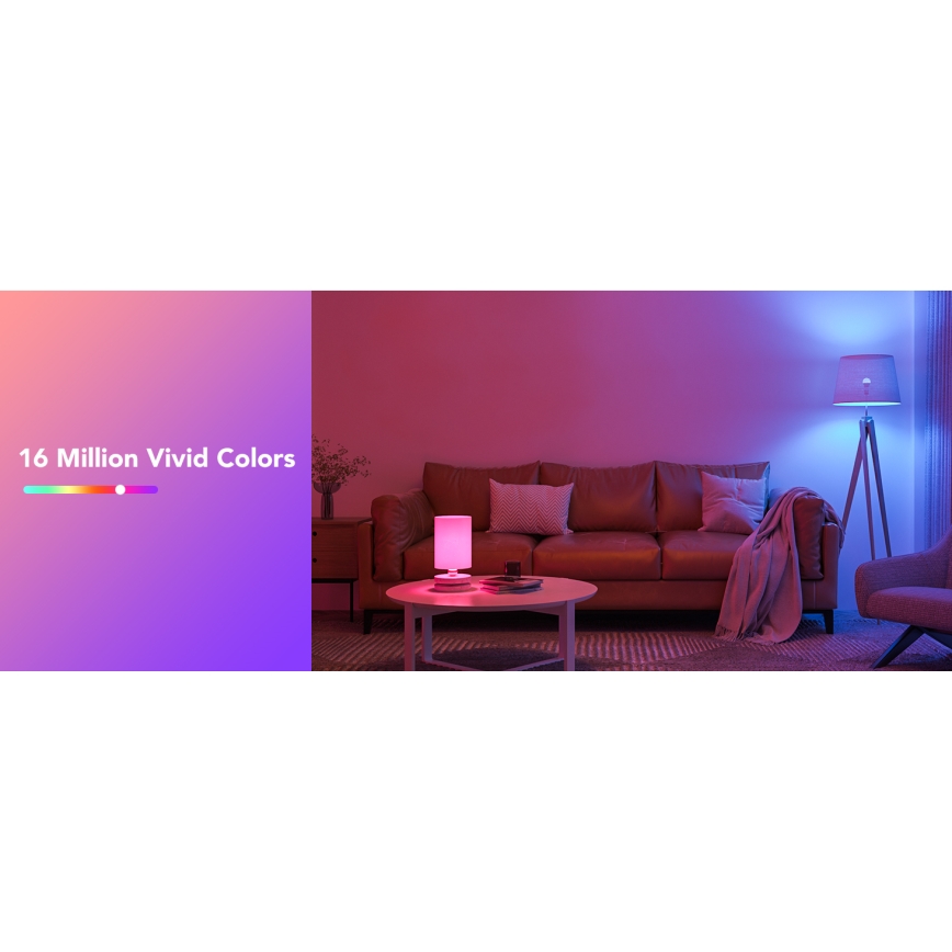 Govee - LED RGBWW Ljusreglerad glödlampa Smart E27/12W/230V 2700-6500K Wi-Fi