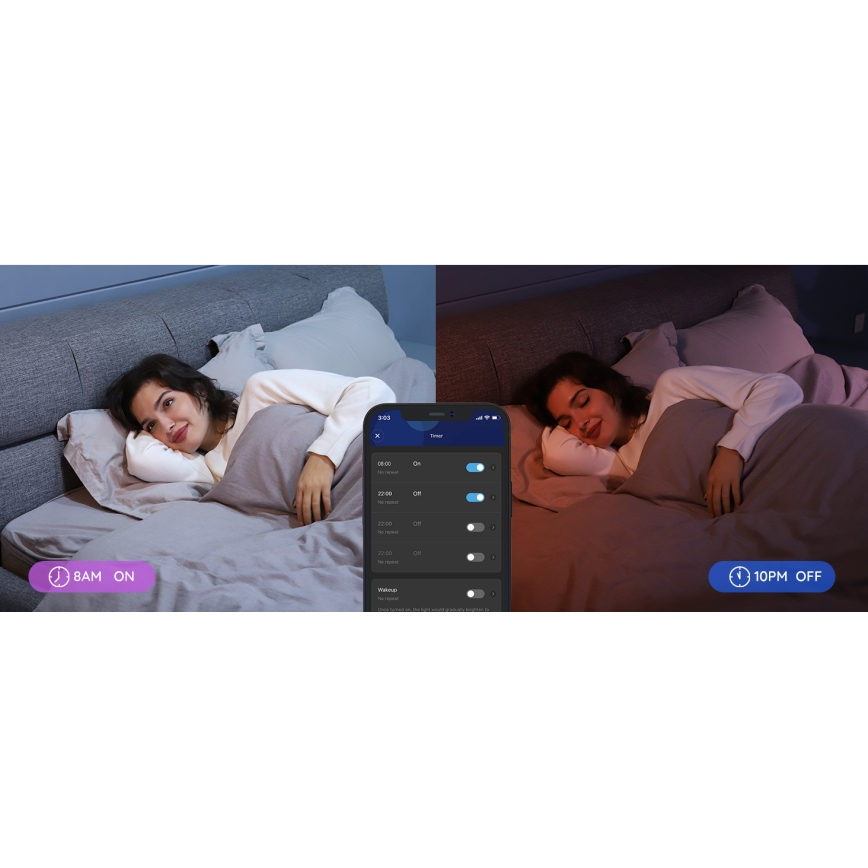 Govee - LED RGBWW Ljusreglerad glödlampa Smart E27/9W/230V 2700-6500K Wi-Fi