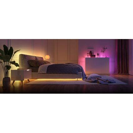 Govee - LED RGBWWIC Ljusreglerad förlängning list Slinga Belysning 2 Pro 1m Wi-Fi Matter