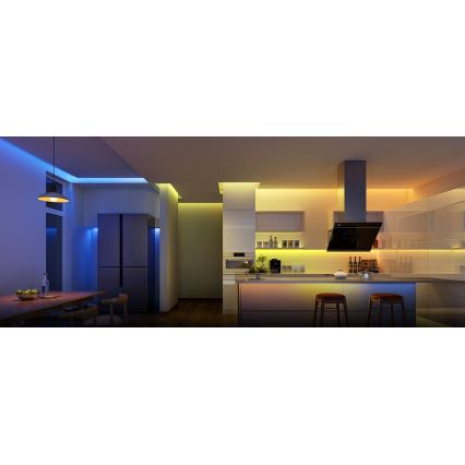 Govee - LED RGBWWIC Ljusreglerad förlängning list Slinga Belysning 2 Pro 1m Wi-Fi Matter