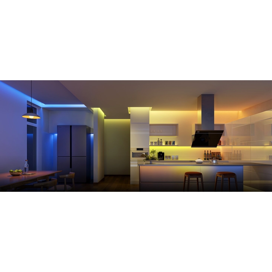 Govee - LED RGBWWIC Ljusreglerad förlängning list Slinga Belysning 2 Pro 1m Wi-Fi Matter