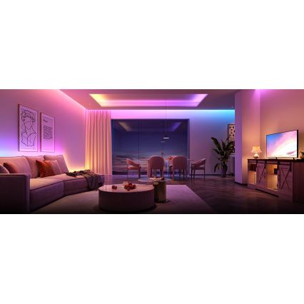 Govee - LED RGBWWIC Ljusreglerad förlängning list Slinga Belysning 2 Pro 1m Wi-Fi Matter