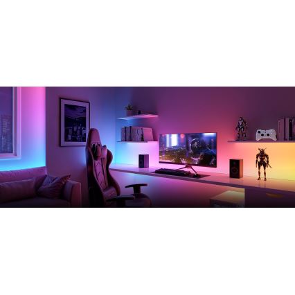 Govee - LED RGBWWIC Ljusreglerad förlängning list Slinga Belysning 2 Pro 1m Wi-Fi Matter