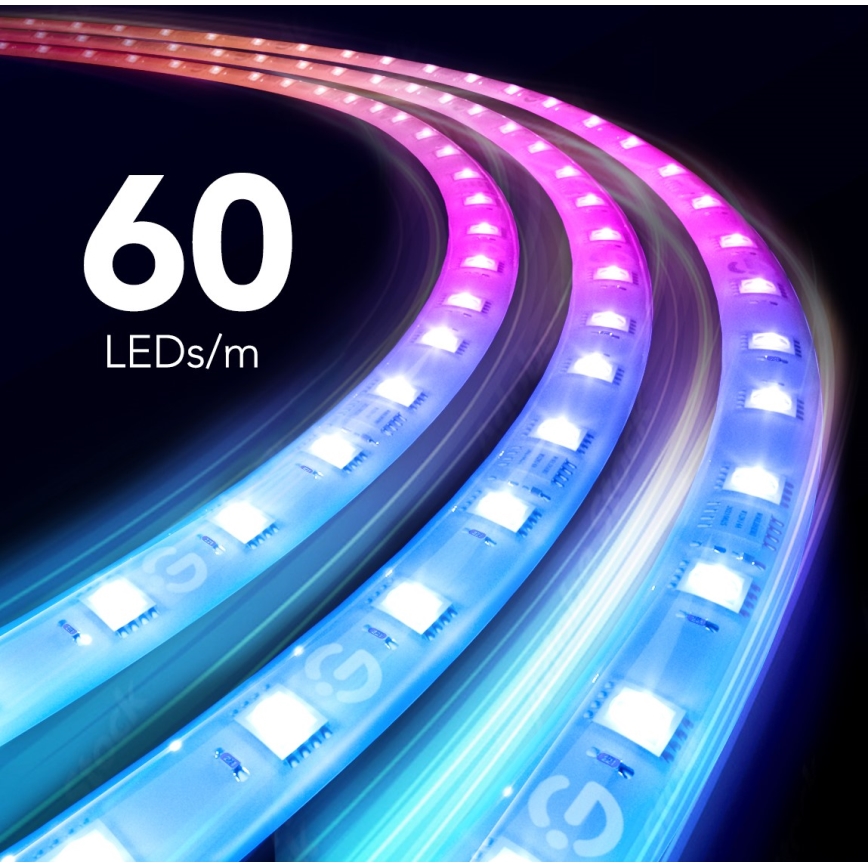 Govee - M1 PRO PREMIUM Smart RGBICW+ LED list 2m Wi-Fi Matter