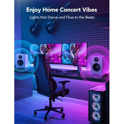 Govee - M1 PRO PREMIUM Smart RGBICW+ LED list 2m Wi-Fi Matter