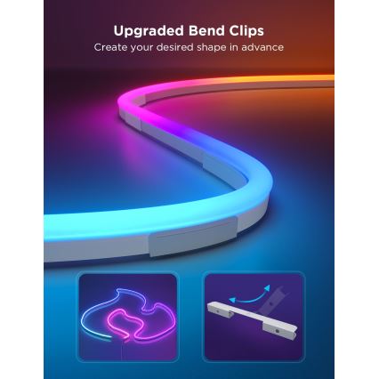 Govee - Neon 2 MATTER flexibel LED-remsa 3 m RGBIC Wi-Fi