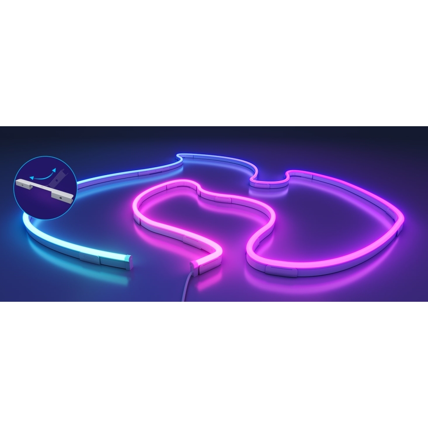 Govee - Neon 2 MATTER flexibel LED-remsa 3 m RGBIC Wi-Fi