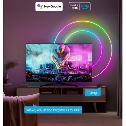 Govee - Neon SMART böjbar LED list RGBIC 2m Wi-Fi IP67