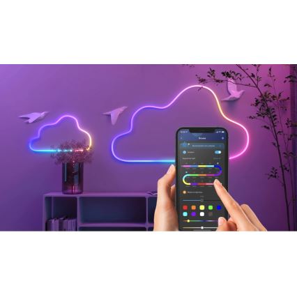 Govee - Neon SMART böjbar LED list RGBIC 2m Wi-Fi IP67