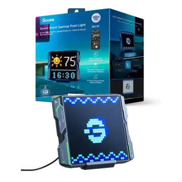 Govee - Pixel Belysning 1024 LED panel Matter LED/12W/12V Wi-Fi