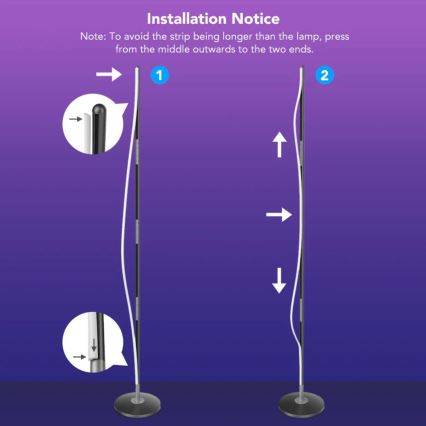 Govee - RGBICW Smart Hörn Floor Lamp Wi-Fi
